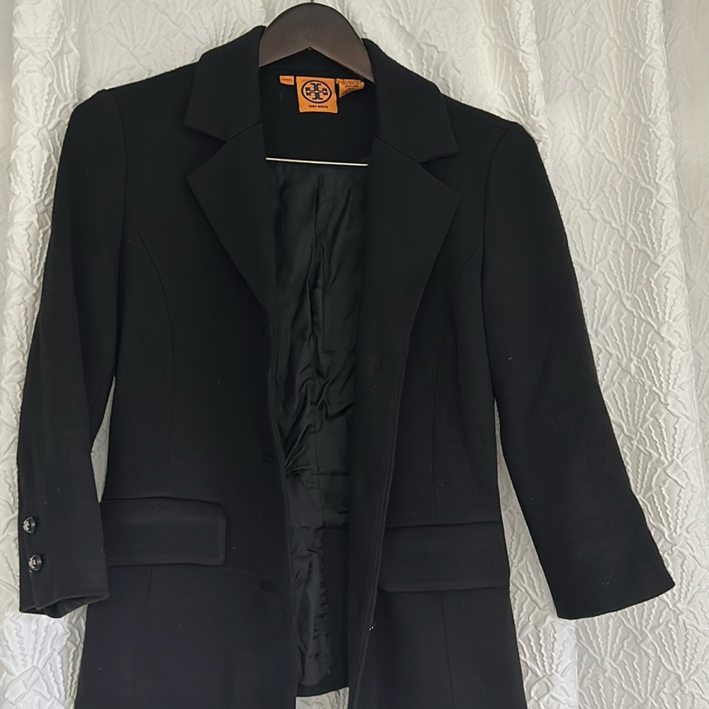 Tory Burch black blazer, size small